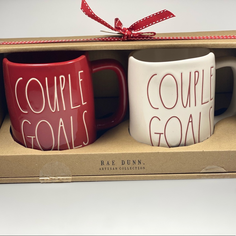 Rae Dunn "Couple Goals" Coffee Mugs